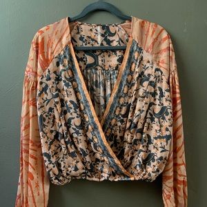 Free People Floral Shirt